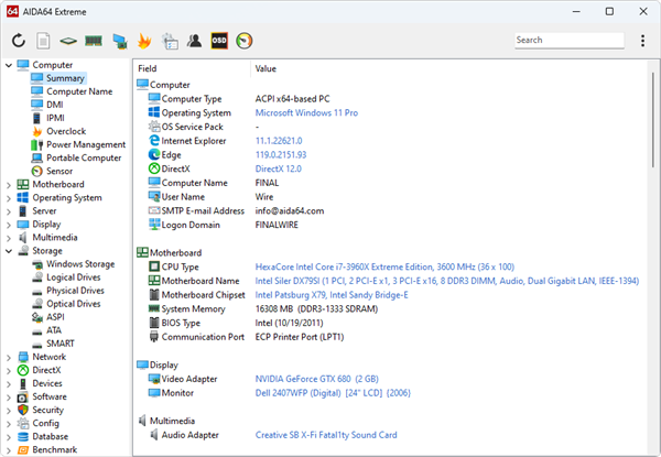 AIDA64 7.70正式版发布：提前支持AMD Zen6