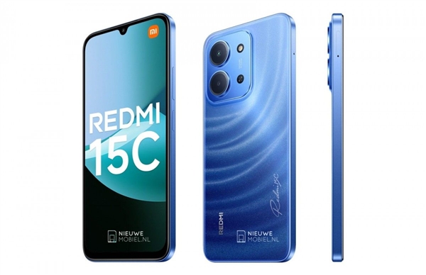 全球销量前十的神机续作!小米REDMI 15C来了:外观揭晓