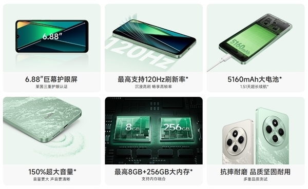 全球销量前十的神机续作!小米REDMI 15C来了:外观揭晓