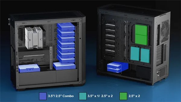 银欣推出新款Seta H2机箱:超大70升容量!可装15块硬盘