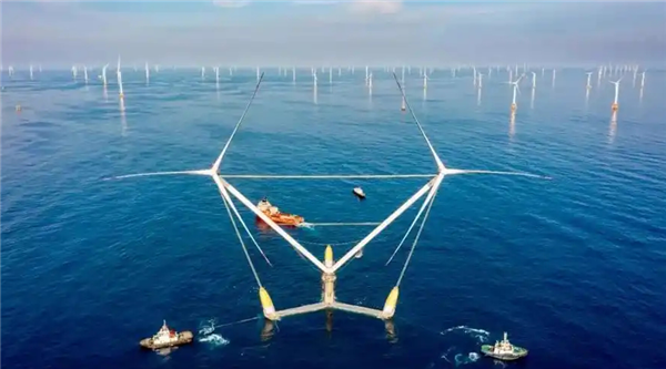 可抵御17级超强台风!全球单机功率最大直驱型漂浮式风电机组下线