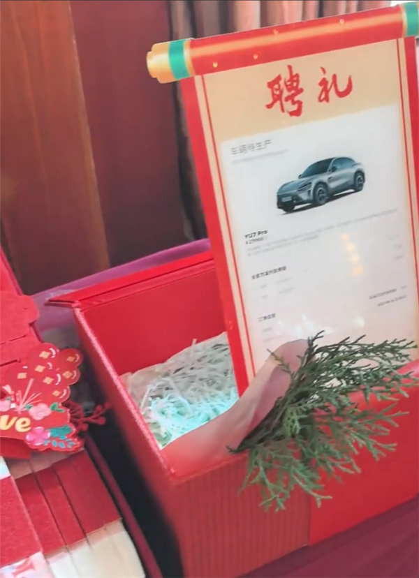 小米YU7订单照片成结婚聘礼 网友:彩礼进入期货时代!