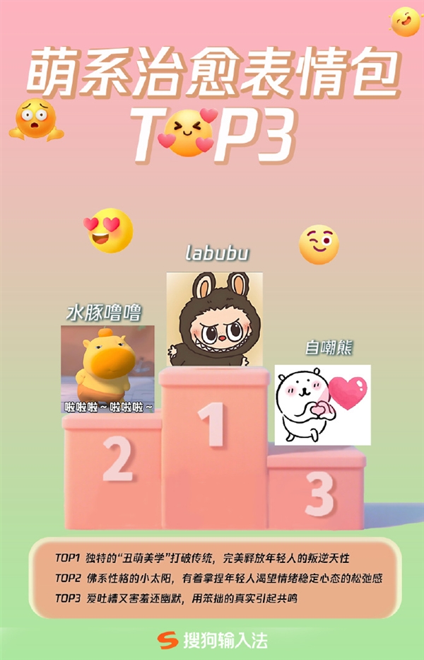 搜狗输入法发布2025年表情包年中盘点:闪光青蛙最抽象