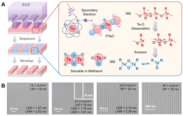清华大学官宣!EUV光刻胶材料取得重要进展