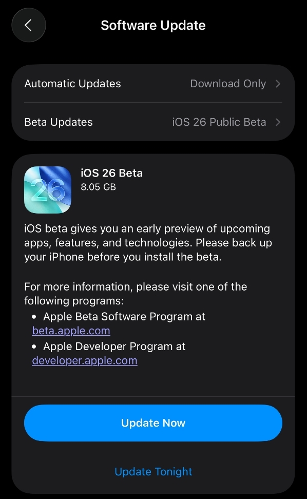 iOS 7后最大变革!苹果正式发布首个iOS 26公测版:所有用户都能升级