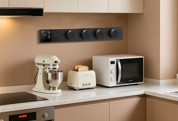 399元起！小米有品众筹上线易来智能轨道插座：自带人在感应+触控屏