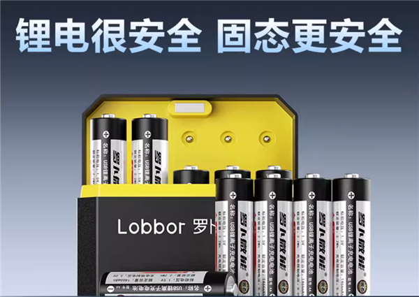 十仓收纳 罗卜微能5号固态充电电池10节128元大促