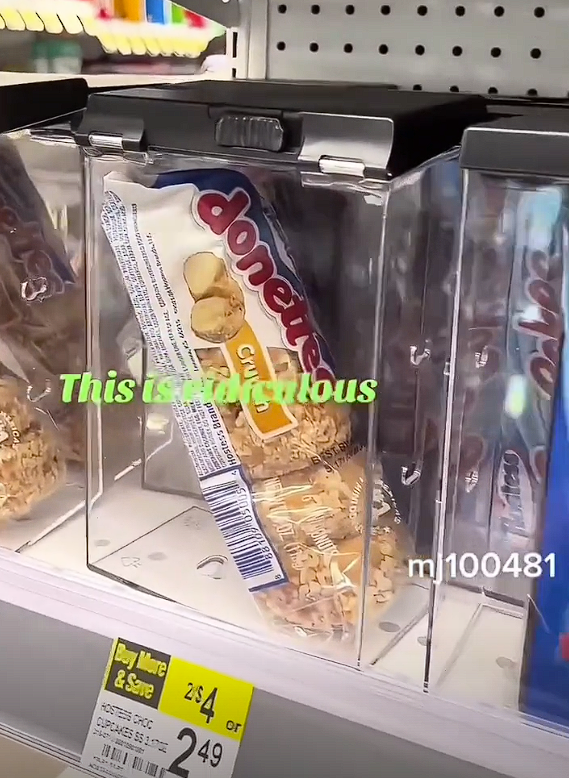 美国加州盗抢犯罪猖獗!一店主给价值2美元的面包上锁