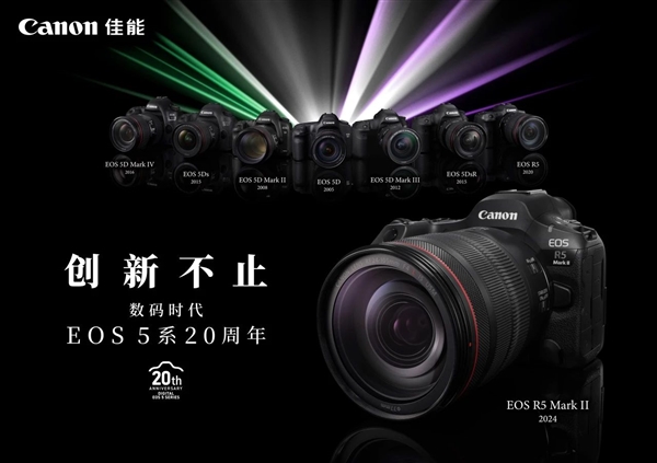 佳能EOS 5系诞生20周年 全8款经典相机一览