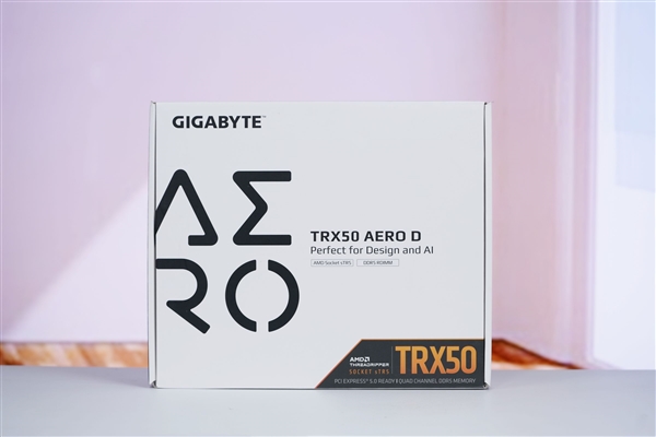 最强桌面CPU座驾!技嘉TRX50 AERO D主板图赏