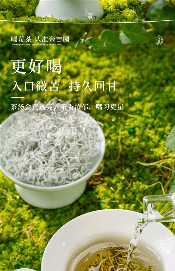 鲜香爽口 持久回甘:张家界芽尖莓茶60克39元大促