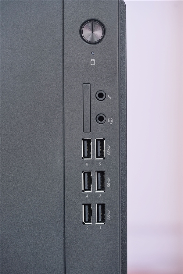 搭载AMD锐龙5 8600G!联想启天M550商用主机图赏