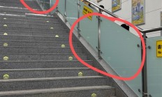 成都地铁回应步梯防走光设计 网友:多此一举